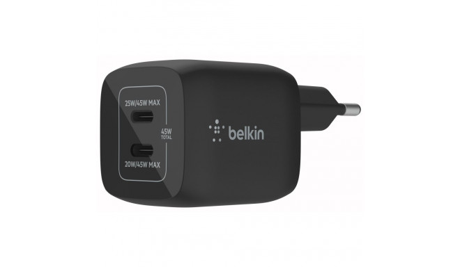 Belkin BOOST Charge 45W USB-C W GaN PD 3.0 PPS must WCH011vfBK