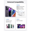 UGREEN Nexode Mini 20W PD GaN tehnoloogiaga Laadija Valge