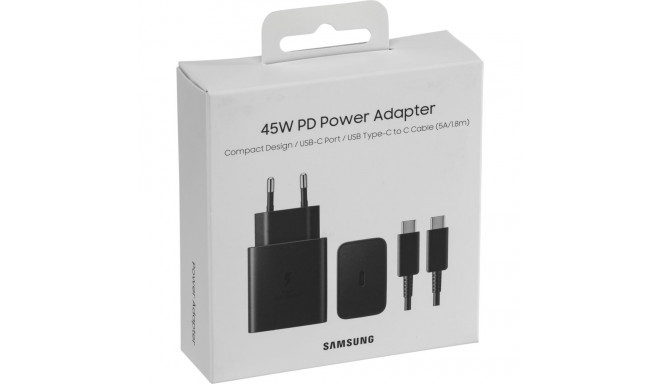Samsung Quick Charger 45W toiteadapter EP-T4510 must