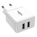 Ansmann Kodulaadija HC212 2xUSB 2400mA valge