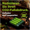 GP ReCyko B4D45 4-fold LCD 4Port Docking St. + 4x AA NiMh 2100mAh