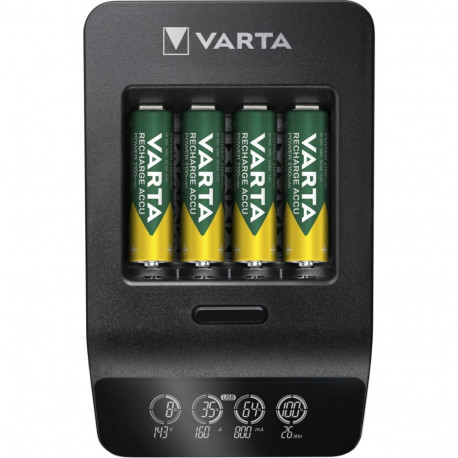 Varta LCD nutikas laadija+ koos 4 akuga 2100 mAh AA