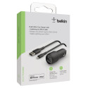 Belkin USB-A Autolaadija 24 W 1 m Lightning-kaabel CCD001bt1MBK