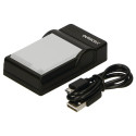 Duracelli laadija USB-kaabliga DRC11L/NB-11L jaoks