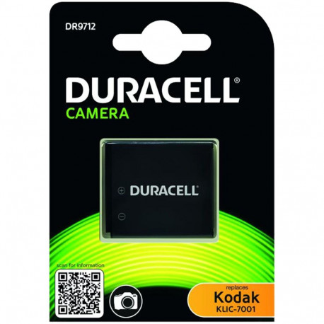 Duracell liitiumioonaku 700mAh Kodak KLIC-7001 jaoks