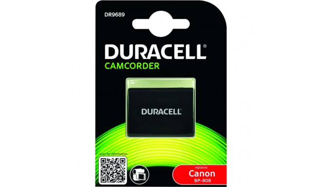 Duracell Li-Ion Akku 890 mAh for Canon BP-808