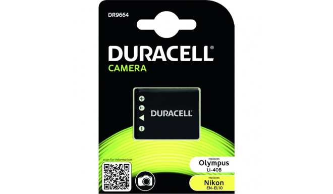 Duracell Li-Ion 700 mAh for Olympus Li-40B Nikon EN-EL10
