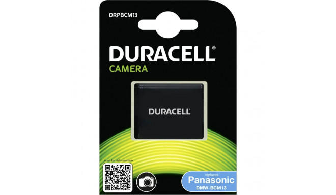 Duracell liitiumioon aku 1020 mAh Panasonic DMW-BCM13 jaoks