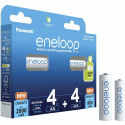 2x4 Panasonic Eneloop Kombipakk 4xAA + 4xAAA Akud BK-KJMCDE44E