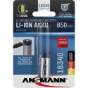 Ansmann 16340 Li-Ion Akku 850mAh 3,6V Micro USB Input  1300-0015