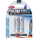 1x2 Ansmann maxE NiMH rech.bat. Mignon AA 1300 mAh DECT PHONE