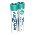 1x2 Ansmann maxE NiMH taaslaetavat akut Micro AAA 800 mAh DECT telefonile