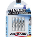 1x4 Ansmann NiMH laetav patarei 1100 Micro AAA 1050 mAh
