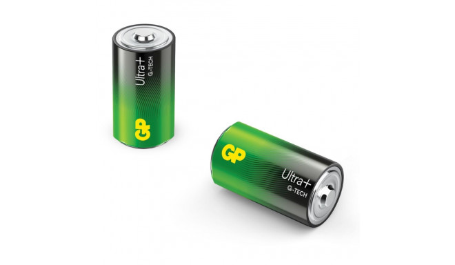 1x2 GP ULTRA PLUS leelispatarei 1,5V D Mono LR20 03013AUPETA-B2