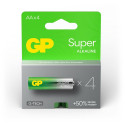 1x4 GP Super Alkaline 1,5V AA Mignon LR06 Rel. 03015AETA-B4