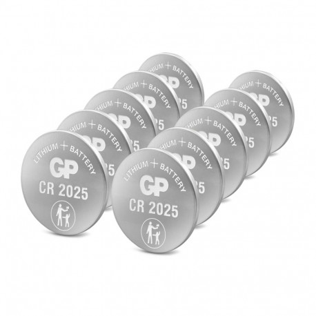 1x10 GP CR 2025 Lithium 3V 10 pcs. 0602025C10