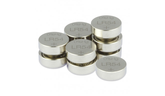 1x10 GP LR54/V10GA Alkaline 1,5V 10 pcs.             050189AC10