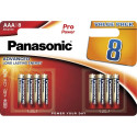 1x8 Panasonic Pro Power LR 03 Micro AAA
