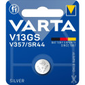 1 Varta V13GS/V357/SR44 Hõbedane Nööppatarei