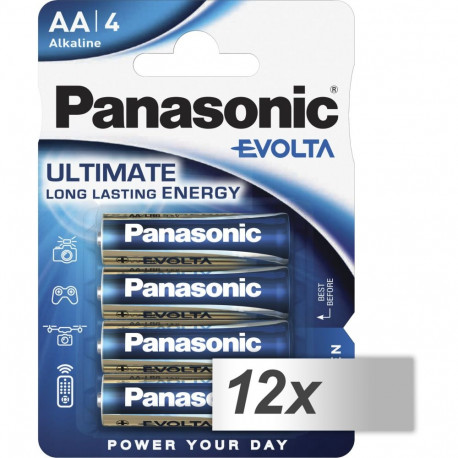 12x4 Panasonic Evolta LR 6 Mignon sisemine karp