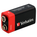 10x1 Verbatim Alkaline patarei 9V-plokk 6 LR 61 49924