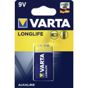 10x1 Varta Longlife Extra 9V block 6 LR 61       PU inner box