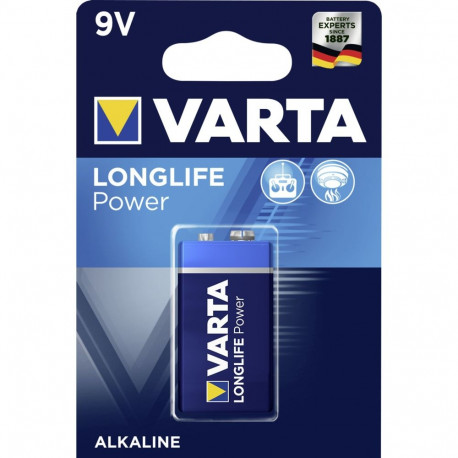 50x1 Varta Longlife Power 6LR61 9V-plokk PU meistrikarp