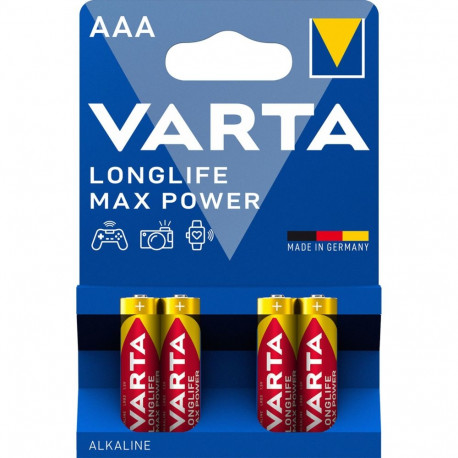 1x4 Varta Longlife Max Power Micro AAA LR03