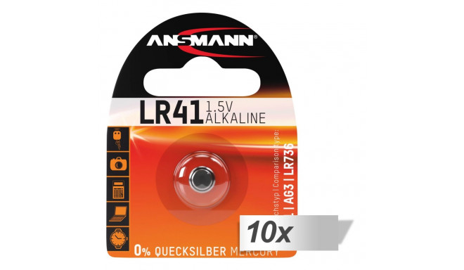 10x1 Ansmann LR 41