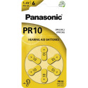 10x1 Panasonic PR 10 Kuuldeaparaadi Patareid Tsink-Õhk 6 tk.