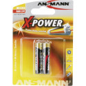 1x2 Ansmann Alkaline Micro AAA LR 03 X-Power Alkaline-patareid