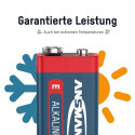 1x2 Ansmann Alkaline 9V-Block red-line