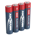 1x4 Ansmann Leelispatarei Micro AAA LR 03 red-line
