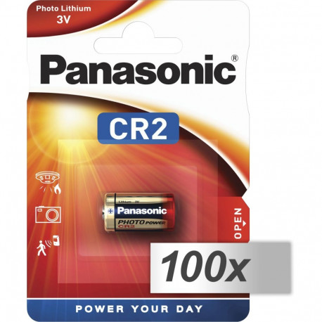 100x1 Panasonic Photo CR-2 liitium VPE välimine karp