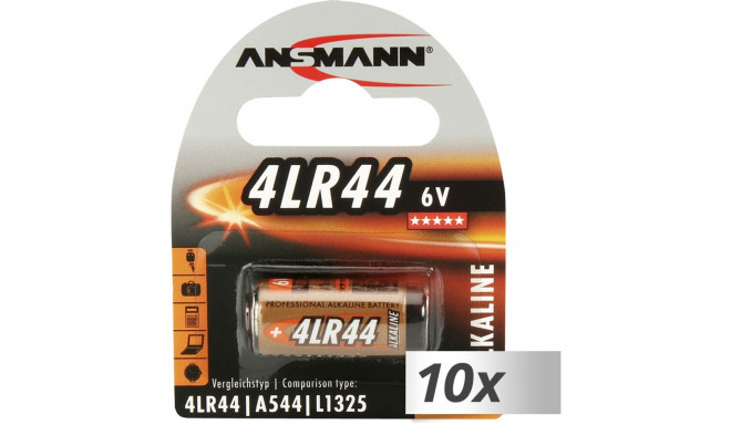 10x1 Ansmann 4LR44 Patarei