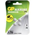 1x4 GP Alkaline LR44 A76 Leelispatarei