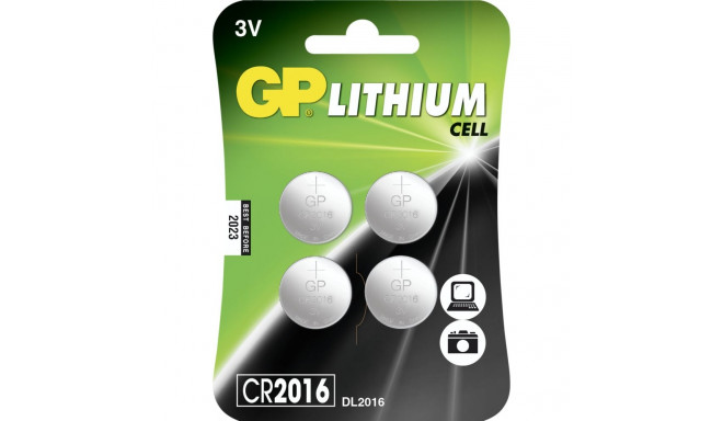 1x4 GP CR2016 Lithium Cell