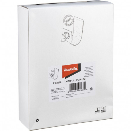 Makita P-84078 filtrikott L 5 tk