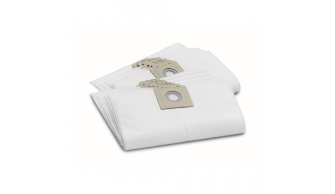 Kärcher 10x Fleece Filter Bags 3-ply T10/1 + T12/1