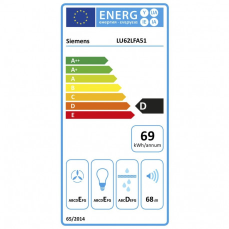 Siemens LU62LFA51 õhupuhasti