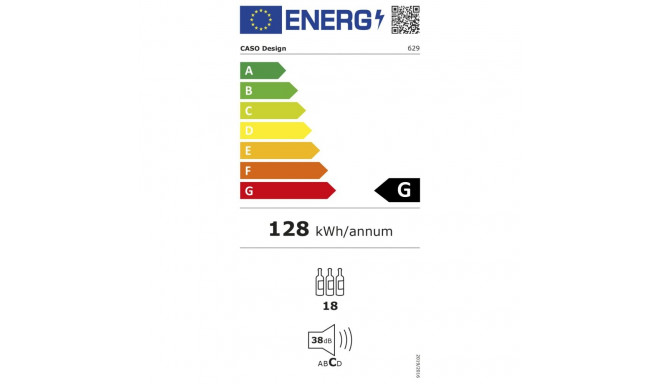 Caso WineSafe 18 EB roostevaba veinikülmik