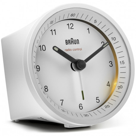 Braun BC 07 W-DCF raadio äratuskell valge