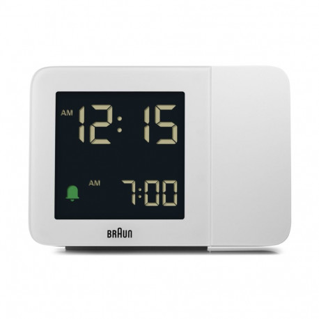 Braun BC 015 W-DCF valge raadiokontrolliga äratuskell