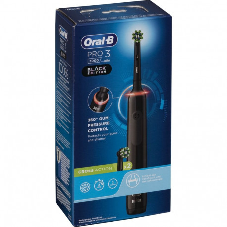 Oral-B PRO 3 3000 Cross Action Black Edition  JAS 22