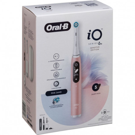 Oral-B iO Series 6 roosa sand + ümbris JAS22