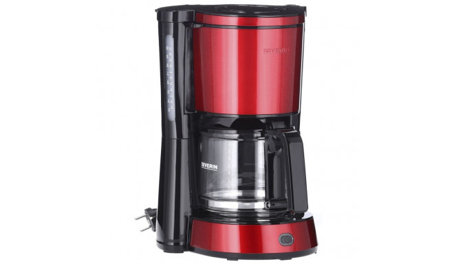 Severin KA 4817 Filter Coffee Maker red