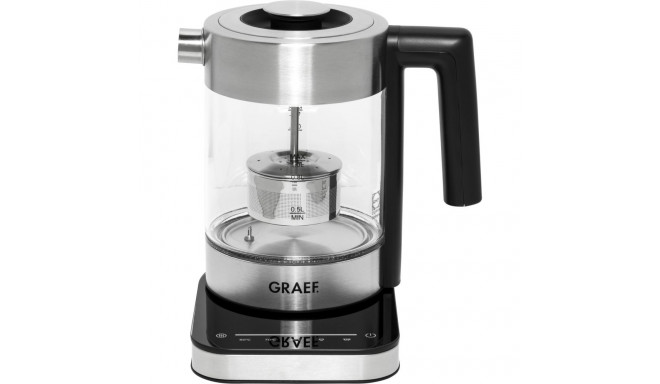 Graef WK 350 Water Kettle transparent/steel