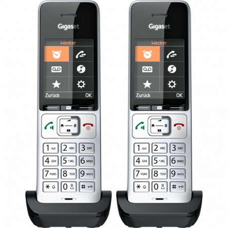 Gigaset COMFORT 500HX duo hõbedane-must