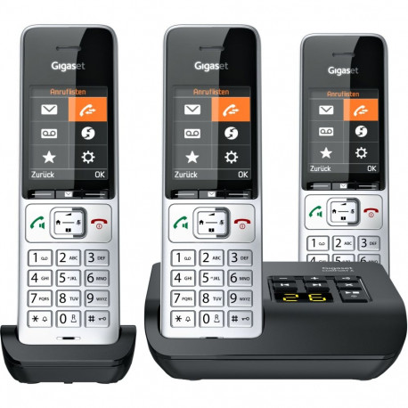 Gigaset COMFORT 500A trio silver-black