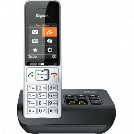 Gigaset COMFORT 500A hõbe-must telefon automaatvastajaga